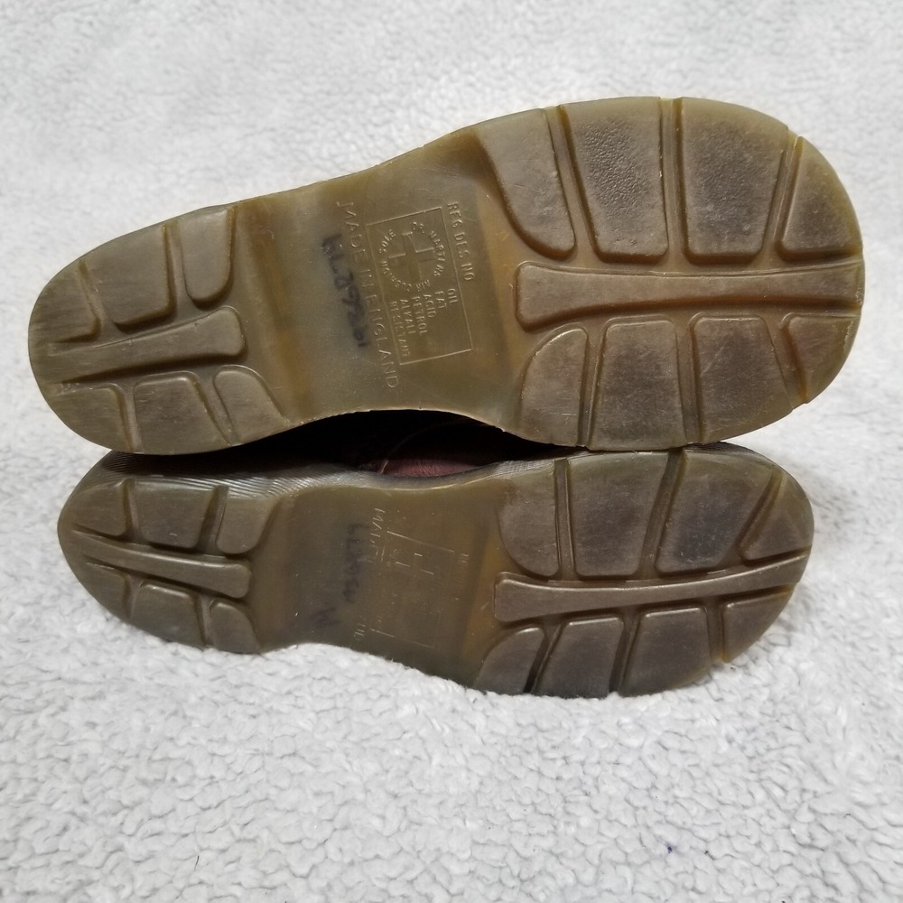 Vintage Dr Martens 8433 Club Sole Made in England 6 Hole Brown Boots Size 4 - Picture 12 of 16